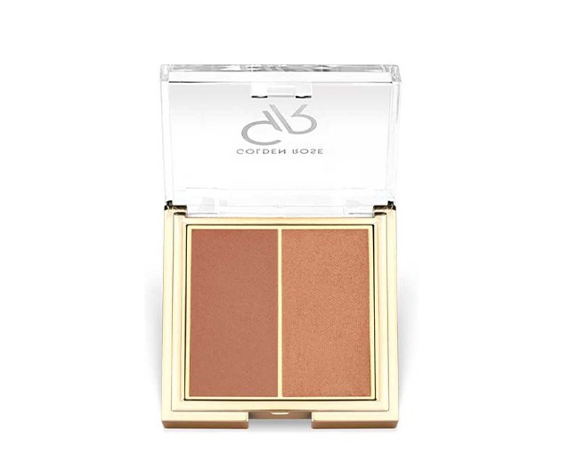 GOLDEN ROSE ICONIC BLUSH DUO WARM PEARL 05